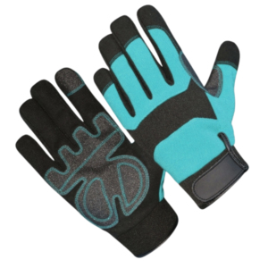 Amara Guantes de cuero sintético de alta resistencia Guantes de seguridad personal para construcción Guantes de seguridad resistentes al calor a la abrasión reforzada - Product Image 2