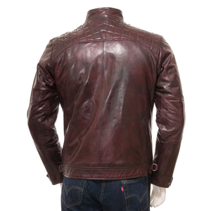Men <b>Genuine</b> <b>Leather</b> <b>Jacket</b> with Quilted Lining <b>Jacket</b> for Style and Comfort Durable Outerwear for Everyday Wear Men's <b>Jackets</b> - Product Image 2