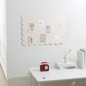Tablero de anuncios de fieltro festoneado plegable, alternativa al tablero de <span class=keywords><strong>corcho</strong></span> Camel Pin para <span class=keywords><strong>pared</strong></span>, tablero de anuncios autoadhesivo - Product Image 4