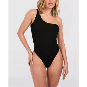 Trajes de Baño de Una Pieza para Mujer, Color Sólido, Más Vendidos, Servicio OEM, Ropa de Playa - Product Image 1