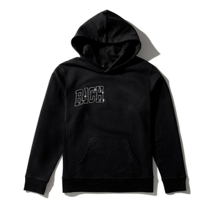 Sudadera con capucha con diamantes de imitación elegante hecha a mano de Color sólido para hombres de secado rápido - Product Image 1