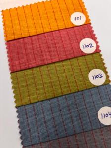 Tissu rayé élégant en coton et lin idéal pour les hommes et les femmes, vêtements décontractés et formels, tissu à rayures en coton et lin à la mode - Product Image 2