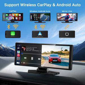 10,26 "Inalámbrico portátil Carplay Monitor coche Radio automotriz reproductor <span class=keywords><strong>Multimedia</strong></span> inalámbrico Android Auto MirrorLink WiFi Car Play - Product Image 2