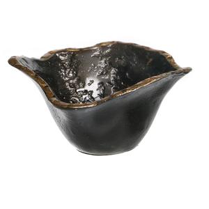 Cuenco para servir de aluminio negro en dorado, decoración de dátiles, cuencos de frutas secas de Chocolate para mejorar el comedor - Product Image 1