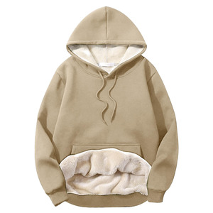 เสื้อฮู้ดพิมพ์ลายพัฟของผู้ชายเสื้อผ้าแนวสตรีทโอเวอร์ไซส์ผ้าคอตตอนผสมเสื้อมีฮู้ดปักโลโก้ตามสั่ง - Product Image 5