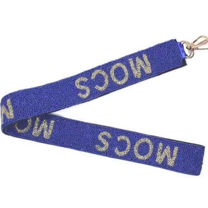 Sangles de sac à main en forme de guitare à perles, faites à la main, réglables, en fer, avec des imprimés animaliers pour les soirées et les fêtes - Product Image 1