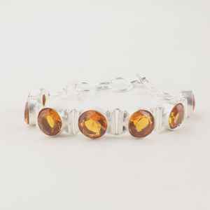 Citrine <b>Bracelet</b> Gemstone 925 Sterling <b>Silver</b> Handmade <b>Bracelet</b> Elegant Jewelry Gift For Women - Product Image 4