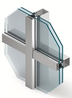 Sistema de Muros Cortina Unitizados de Aluminio para Fachadas de Edificios, Perfiles de Aluminio para Muros Cortina