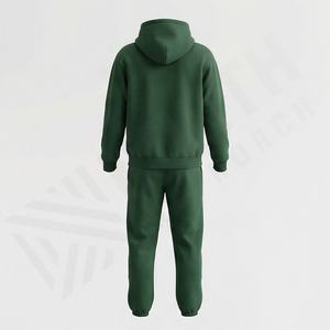 ชุดวอร์มทีมแบบมีฮู้ดสำหรับฤดูหนาว ผลิตตามสั่งจำนวนมาก สำหรับผู้ชาย ชุดกันลม ผ้าฝ้ายด้านนอก เหมาะสำหรับฟุตบอล ยิม ฟิตเนส วิ่ง - Product Image 2