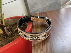 Tay công cụ da chó cổ áo sọ mô hình phương tây tay công cụ Da vật nuôi cổ áo bán buôn số lượng lớn sản phẩm đa sử dụng - Product Image 3