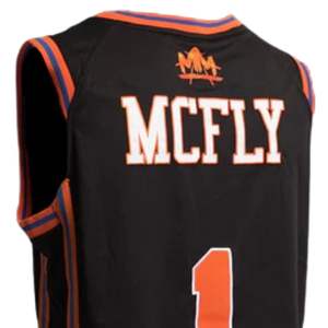 Camiseta de baloncesto para hombre, camiseta deportiva de malla sin mangas, ropa de entrenamiento con estampado de números en negro y naranja, ropa informal transpirable unisex - Product Image 5