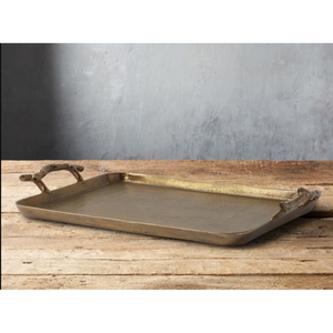 ถาดเสิร์ฟอาหารทองเหลืองโบราณบนโต๊ะอาหารคลาสสิกสําหรับเครื่องครัวการอาหารถาดเสิร์ฟขนมหวานในราคาไม่แพงในอินเดีย - Product Image 3