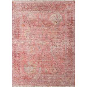 พรมขนสัตว์ถักมือ Someplace in Time ลายเหรียญแดงและส้ม รุ่น EA-1502 สำหรับใช้ในบ้าน - Product Image 1