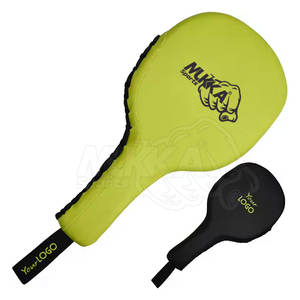 Raquettes de Taekwondo en cuir légères pour exercices en salle, personnalisables, multicolores, écologiques, durables, en PU, pour entraînement, double pad de frappe - Product Image 1