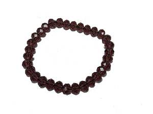 Bracelet en cristal d'obsidienne fumée perles rondes à facettes pierre cristal pierres précieuses bijoux de mode hommes et femmes cadeau énergie - Product Image 2