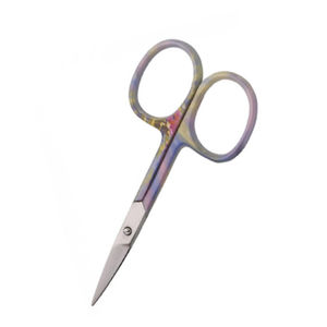 Ciseaux à cuticules de style russe à logo personnalisé, marque privée, pour droitiers, en acier inoxydable, lame incurvée tranchante, durables - Product Image 6