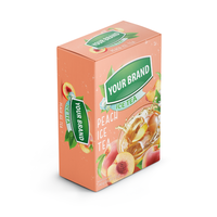 Fabrieksprijs Instant Zwart Theepoeder Gemengd Ijs Thee Perzik Eten En Drinken Theedranken Instant Drank Poeder Drank Mix