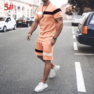 Conjunto de pantalones cortos de verano para hombre de alta calidad, atuendo informal, camisetas y conjunto corto de 2 piezas para hombre, conjunto corto profesional de alta calidad para hombre - Product Image 6