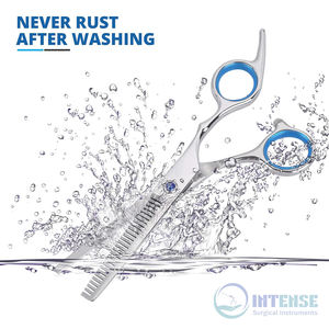 Kit de ciseaux de cheveux professionnels ensemble de coupe de cheveux pour hommes et femmes outils de barbier de salon en acier inoxydable pour un usage personnel et domestique - Product Image 5