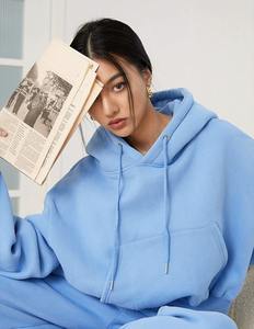 Sweat à capuche et jogging d'hiver pour femmes avec logo avant Vente en gros Sweats à capuche et pantalons de survêtement des fabricants - Product Image 4