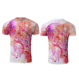 100% algodón, camiseta para hombre, ajuste holgado, ropa impresa para hombre, camisetas impresas por sublimación, camisetas de talla grande para hombre de calle alta OEM - Product Image 6