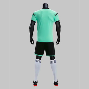 เสื้อฟุตบอลชายและหญิงไล่ระดับสีชุดเสื้อและเสื้อฟุตบอลชุดเครื่องแบบทีมฟุตบอลระบายอากาศ - Product Image 2