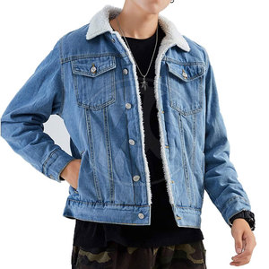 Chaqueta de Mezclilla Ligera para Hombre, Chaqueta de Mezclilla Cómoda para Invierno, Chaqueta de Mezclilla para Hombre Estilo Urbano - Product Image 3