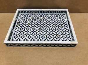 Annatto Wood Eco-Friendly Handmade Trays with <b>Matching</b> <b>Boxes</b> Elegant Engraving Carving for Home Decoration - Product Image 4