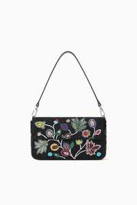 Sacs à bandoulière perlés avec broderie florale 'Ne pas déranger', perles de verre, pochette de soirée pour femme, sacs à main de fête, sacs bandoulière - Product Image 6