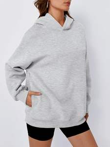 Sudadera con capucha extragrande personalizada para mujer, ropa informal, el mejor material usado, sudaderas con capucha extragrandes transpirables para mujer - Product Image 3