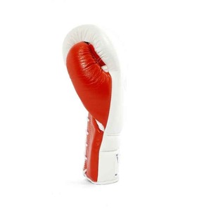 Gants de boxe respirants pour le combat, le kickboxing, la boxe, avec lacets, design OEM, rouge et blanc, gants de boxe avec lacets Winning - Product Image 2