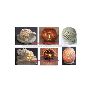 Magnifiques bougeoirs en pierre ollaire - Product Image 1