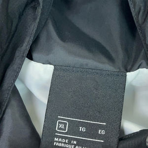 <b>Men</b>,s <b>Black</b> White Bomber Jacket Hood Colorblock Design Half Zip Front Woolen Fabric Waterproof Reversible Lightweight Winter - Product Image 6