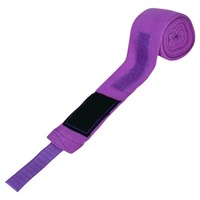 Bandes de boxe unisexes en coton mexicain 100% élastiques et durables de 180 pouces avec impression de logo personnalisée