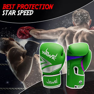 Guantes de Boxeo Profesionales de Alta Calidad, Guantes de Entrenamiento de Cuero PU Personalizados para MMA y Kick Boxing - Product Image 3