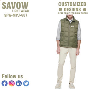 เสื้อแจ็คเก็ตพัฟเฟอร์ฤดูหนาวสำหรับผู้ชาย แฟชั่นลายสก็อต เสื้อกั๊กบุฉนวน ระบายอากาศ กันน้ำ มีกระเป๋า สำหรับวัยรุ่นและคู่รัก - Product Image 3