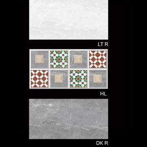 Azulejos modernos de pared de baño de estilo europeo-asiático 300X600mm Impresión en relieve digital Bajo mantenimiento para paredes interiores de apartamentos - Product Image 1
