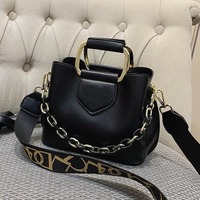 Sac à bandoulière en cuir véritable pour femmes Crossbody Mini Bucket Purse Handbag Korean Style Shoulder Bag Custom