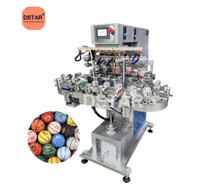 6-Color Automatic Pad Printing Machine For Rubber Bouncy Ball Pad Printer For Efficient Printing