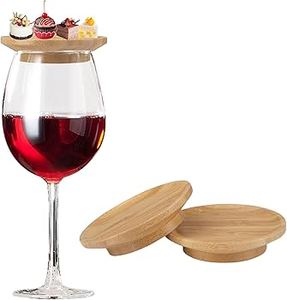 Haute qualité bois apéritif assiette porte-verre à vin à la main Design Unique assiette à Cocktail à faible coût cadeau d'affaires personnalisé - Product Image 2
