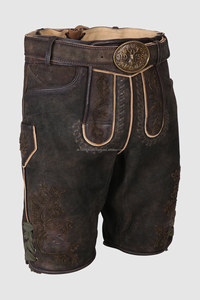 Nuevo diseño personalizado Trachten Kneibund Lederhose/Trachten Bavarian Pants/ Lederhosen Real Leather Short Lederhose para hombres 2025 - Product Image 2