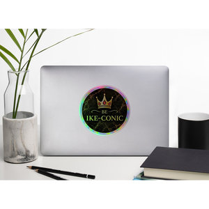 Be Ike-Conic Holographic <b>Sticker</b> Stock Product - Product Image 1