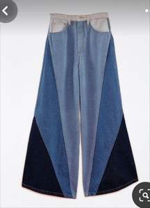 Jean en Denim taille moyenne pour femmes décontracté foncé respirant coloré lavage coupe ample Style Streetwear haute qualité Y2K - Product Image 2