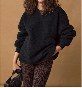 Sudadera de Mujer de Manga Larga de Sherpa de Alta Calidad a Precio de Fábrica de Proveedor Mayorista - Product Image 1