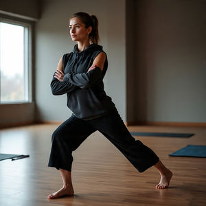 OEM Sleeveless Hoodie Vest Top Women <b>Gym</b> Fitness Wear Muscle Fit Hood <b>Ladies</b> Workout Pullover Vest Hood Women's - Product Image 2