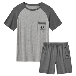 Venta al por mayor de ropa de calle de verano personalizado para hombre corto conjunto de alta calidad camiseta y pantalones cortos personalizados de talla grande conjuntos de los hombres - Product Image 1