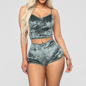 Recién llegado, Conjunto de pijama para damas, cómodo Pijama de algodón, moda sexy para mujeres, 2 uds, conjunto de ropa de dormir con estampado Floral - Product Image 5