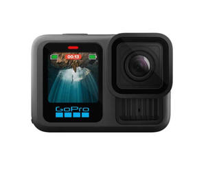 กล้องแอคชั่น GoPro HERO13 Black รุ่นดั้งเดิม ความละเอียด 5.3K60 4K120 27MP แบตเตอรี่ 1900mAh Wi-Fi6 GPS กันน้ำลึก 10 เมตร HyperSmooth 6.0 HLG HDR - Product Image 1