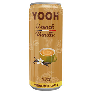 เครื่องดื่มกาแฟนมเย็นเวียดนามขนาด240มล. 320มล. OEM ฉลากส่วนตัวสำหรับขายส่งจำนวนมาก - Product Image 2