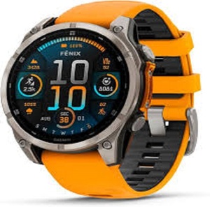 สมาร์ทวอทช์ Garmin fenix 8 ขนาด 47 มม. หน้าจอ AMOLED กระจกแซฟไฟร์ ตัวเรือนไทเทเนียม - Product Image 1